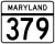 Maryland Route 379 marker