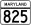 Maryland Route 825 marker