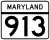 Maryland Route 913 marker