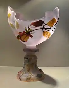 Rose de France cup by Gallé (1901)