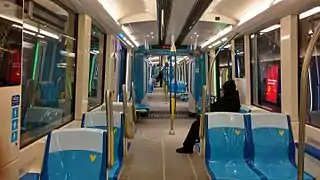 Interior view of Azur train MPM-10