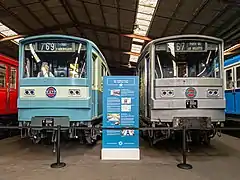 Front view of Mf67E and Zebulon (we can see on the left a Sprague series ,and on the right a Ma51 series