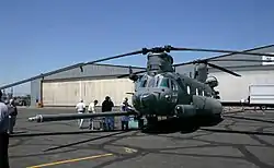 MH-47G Chinook during the aircraft's rollout ceremony 6 May 2007 at Boeing in Ridley Park