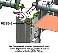 MISSE PEC5 on the end of the P6 Truss