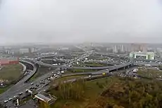 An interchange with Moscow Ring Road.