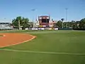 Field from the south stands