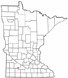 Location of Sanborn, Minnesota