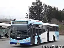 Bustech bodied MAN 18-310 operated by Busways