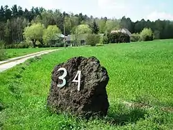 The village of Czarnybród in the Pyzdry Forest