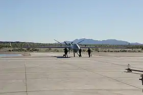 An MQ-9B unmanned aerial vehicle used the Laguna Army Airfield at YTC to achieve a 48.2 hour endurance record and first FAA certification of an unmanned aircraft to fly in civilian air space.