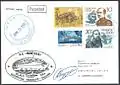 Russia 1992, ship cover posted from high seas aboard the M.S. Odessa, showing paquebot and vessel postmark