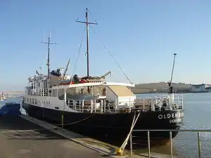 MS Oldenburg at Bideford, Devon, March 2006