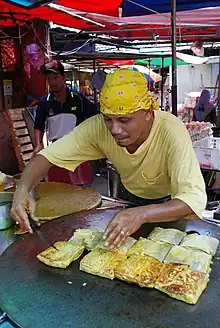 Murtabak (pancake) seller