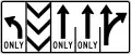 Lane Use Control Sign (L-X-T-T-TR) (R3-H8dt)