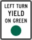 Left turn yield on green