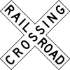 Railroad crossing (crossbuck)