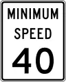R2-4P: Minimum speed limit (plaque)