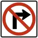 R3-1: Movement prohibition, no right turn