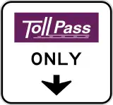 Toll road pass only