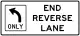 R3-9i: End reverse lane