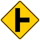 Side road junction