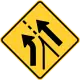 Added left lane on slip lane