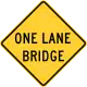 One lane bridge