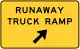 Runaway truck ramp (right)