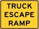 Truck escape ramp