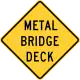 Metal bridge deck