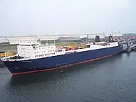 RoRo ship MV Norqueen in Rotterdam