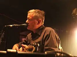 Angels of Light (Michael Gira with Akron/Family) during a concert in Warsaw, Poland, October 8, 2005