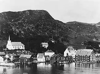 View of the church in 1930