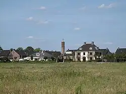 Maasdijk, view to the village