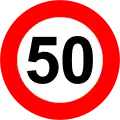 Maximum speed limit