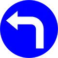 Turn left ahead