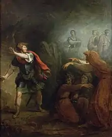 Macbeth and the witches, 1785