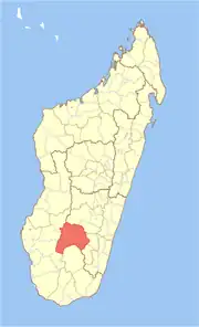 Location in Madagascar