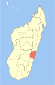 Location in Madagascar