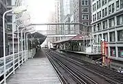 Madison/Wabash station in August 2001