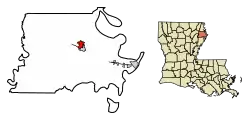 Location in Madison Parish, Louisiana