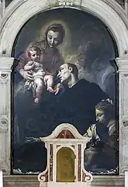 Madonna with Child and St Mauro abbott, Antonio Molinari