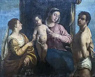 Mystic marriage of Saint Catherine of Alexandria