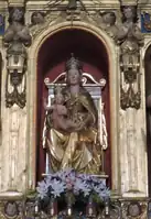 Madonna's wooden statue