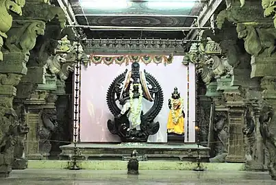 Shiva-Nataraja in the Thousand-Pillar-Hall of Meenakshi Temple in Madurai, Tamil Nadu