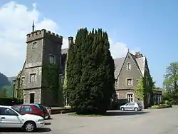 Maenan Abbey Hotel on the Abbey site