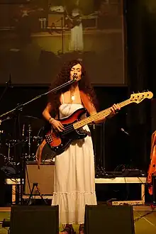 Magda Piskorczyk at the XIX Olsztyńskich Nocach Bluesowych (2010)