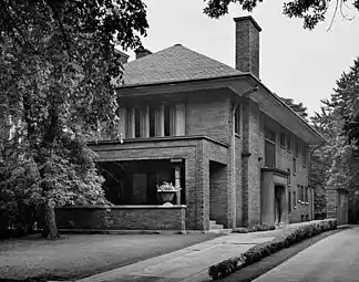 The Ernest J. Magerstadt House, Chicago, Illinois, 1908, George W. Maher