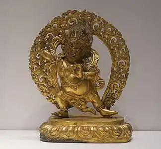 Tibetan Mahakala at National Museum, New Delhi, India
