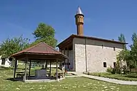 Mahmut Bey Mosque in its garden